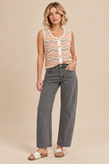 Ash Black High-Rise Barrel Jeans