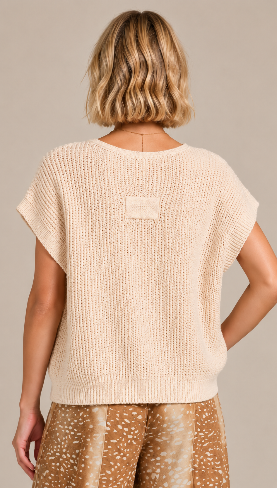 Split Neck Sweater