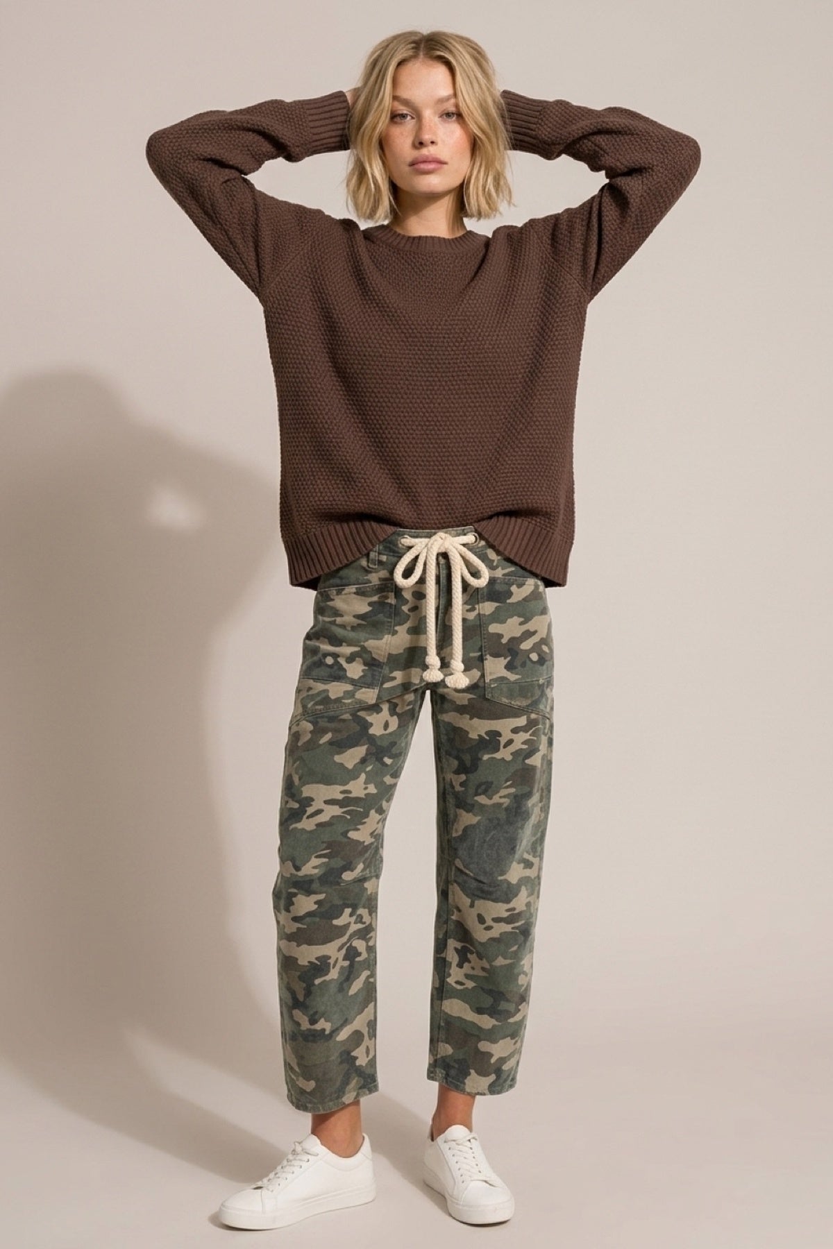 Everyday Knit Sweater - Mahogany
