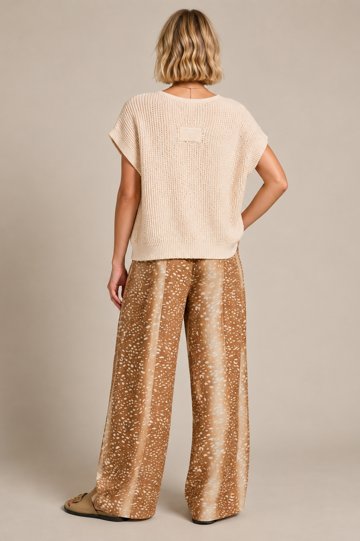 Fawn Print Wide Barrels