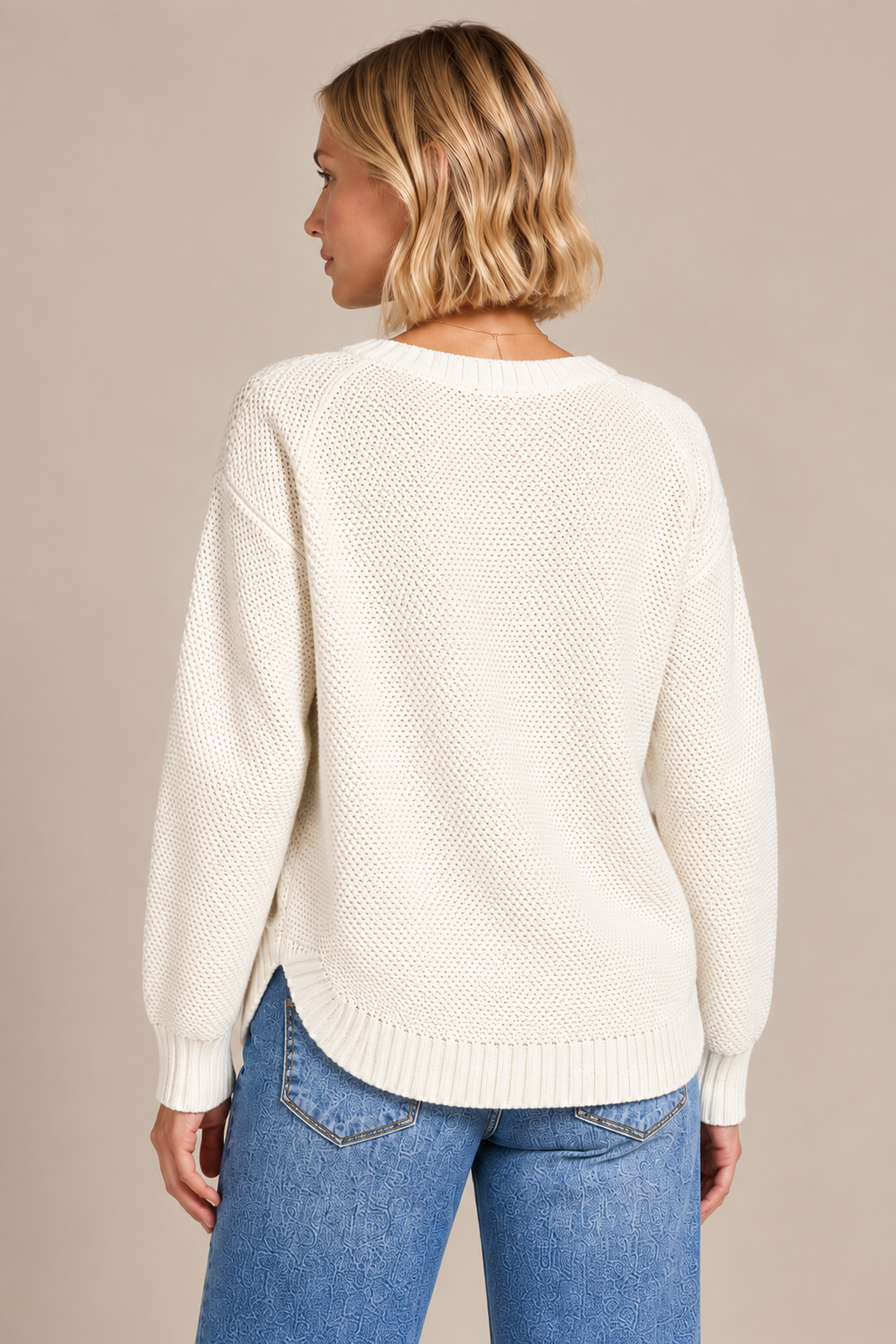 Everyday Knit Sweater – Ivory